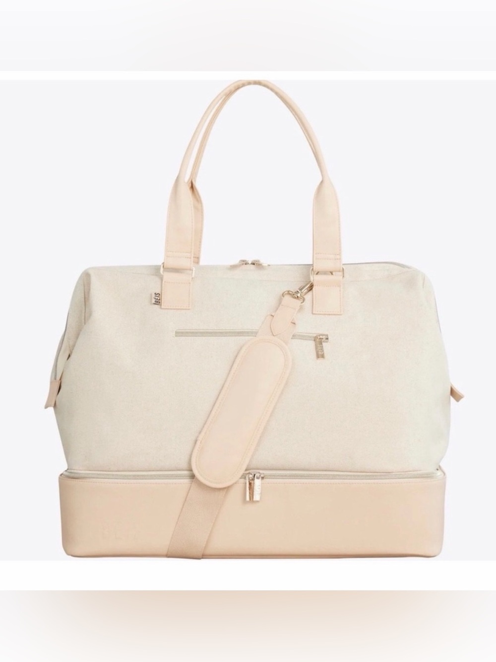 BEIS Weekender Bag in Beige